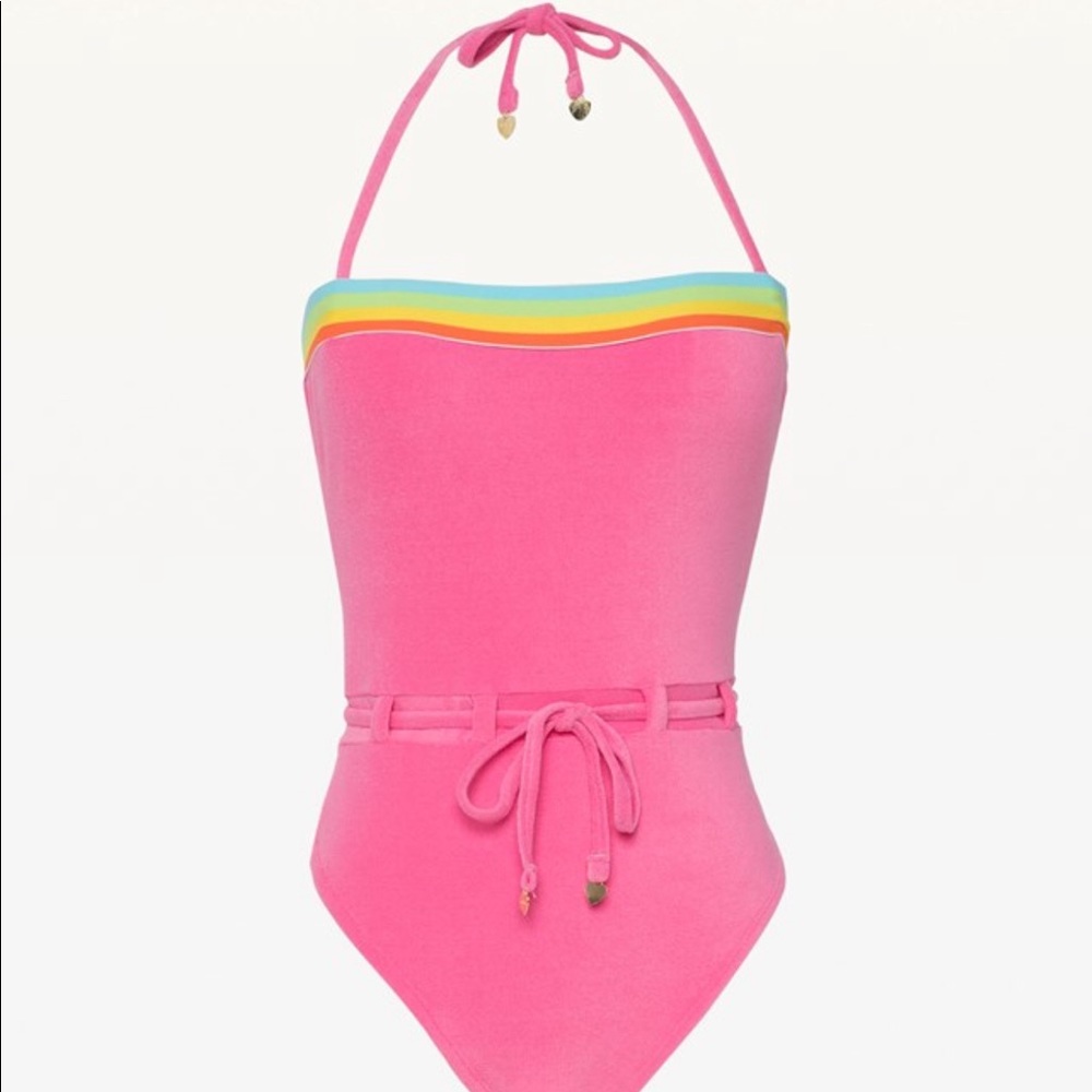 NWT Juicy Couture French Terry One-Piece Swim - Picture 3 of 6